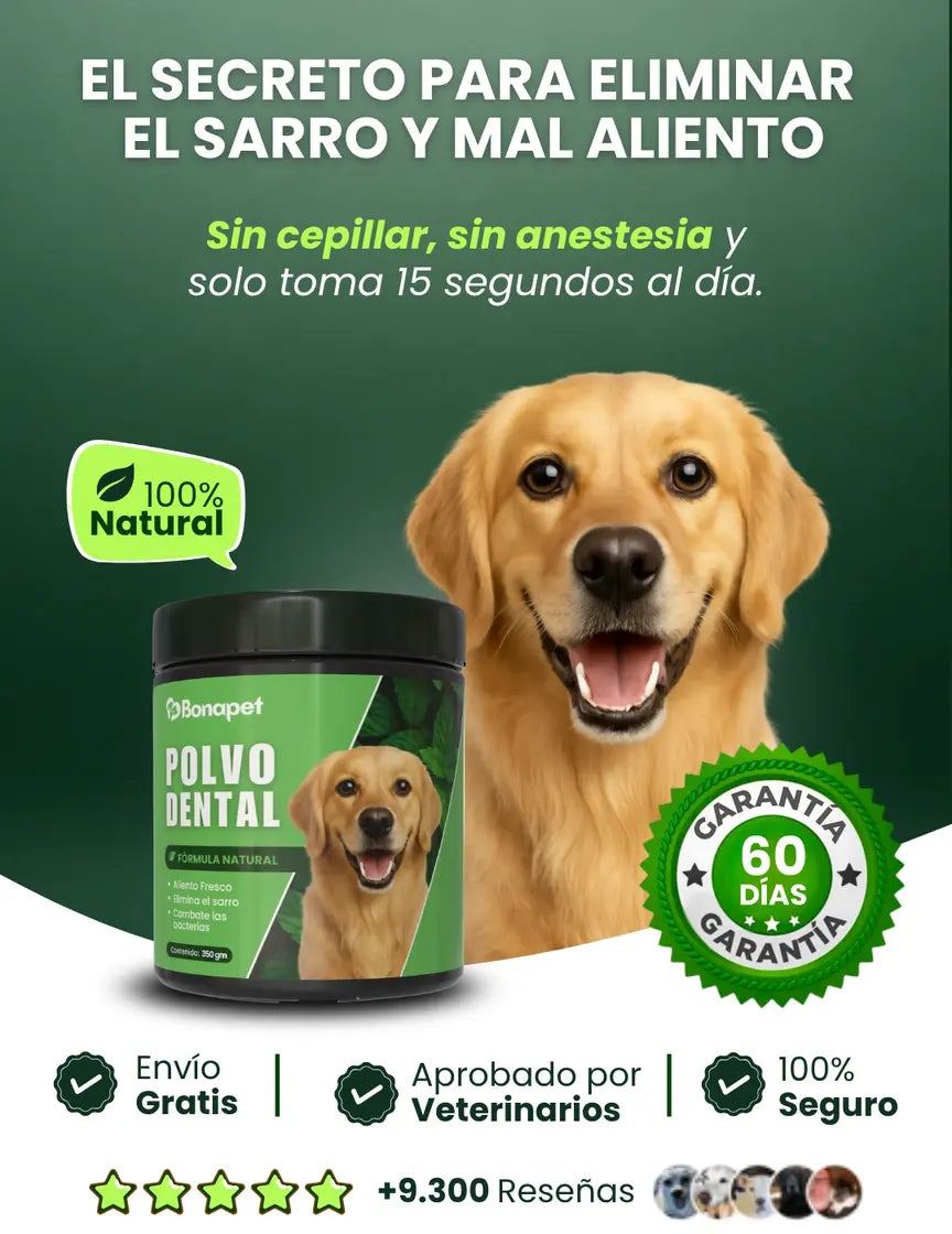 Polvo Dental Bonapet Perros